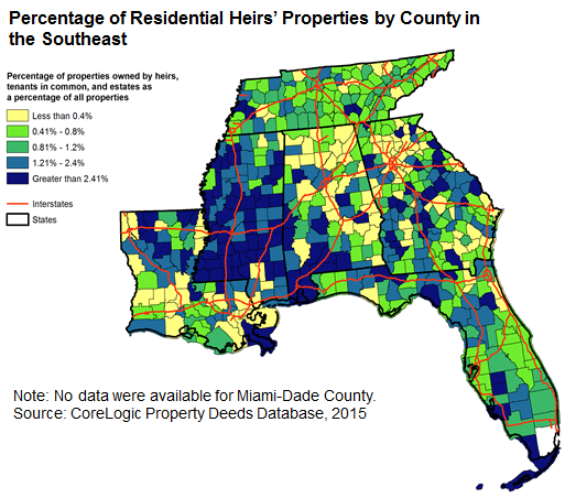 Understanding Heirs' Properties in the Southeast